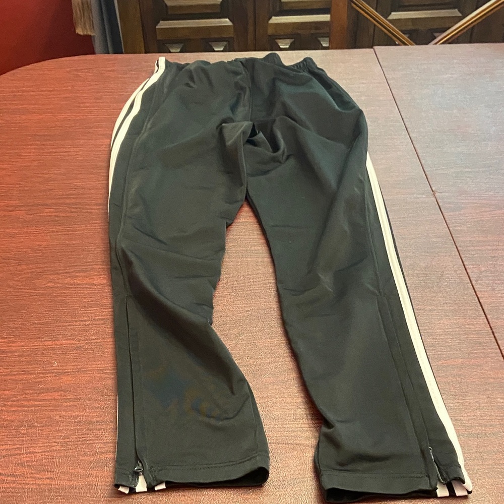 Adidas Black Sweatpants with Signature Stripes - Picture 3 of 7